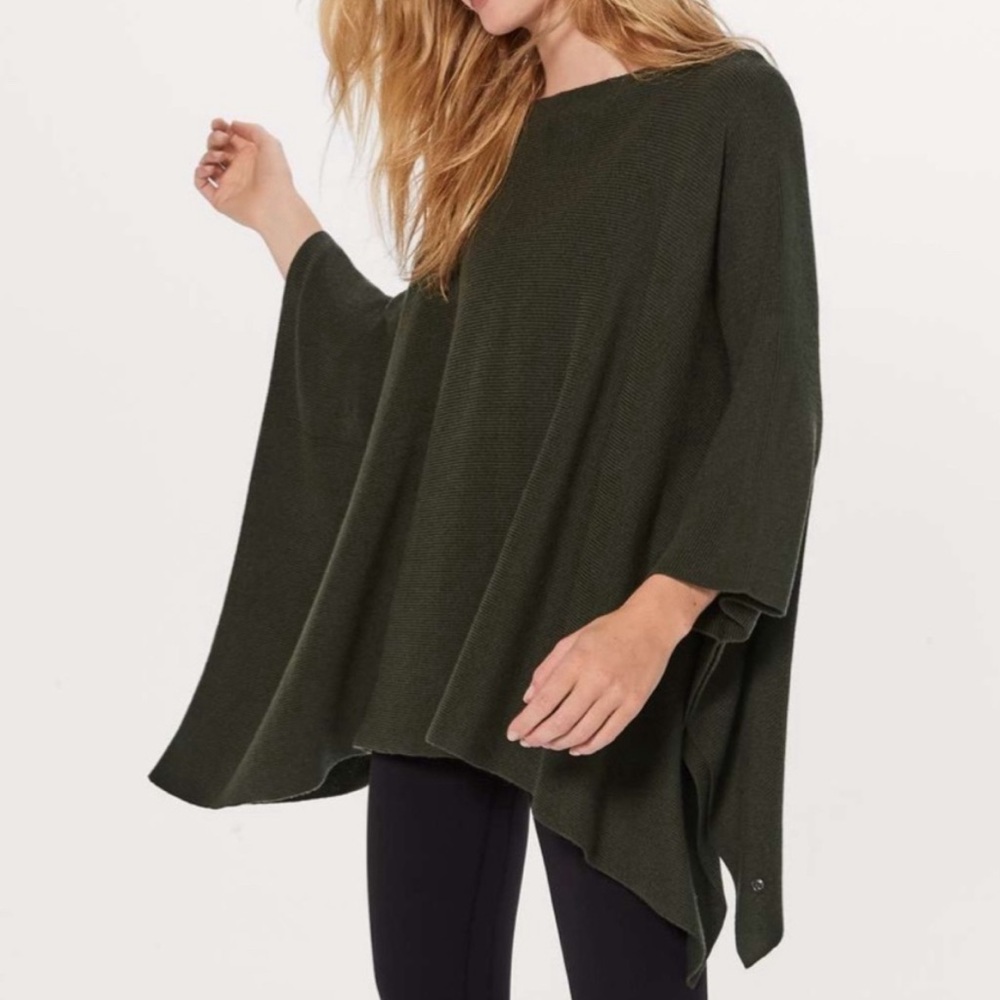 Wool be cozy poncho